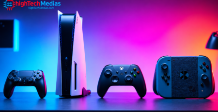 Best gaming consoles in 2026 compared, featuring home gaming consoles and a handheld gaming system