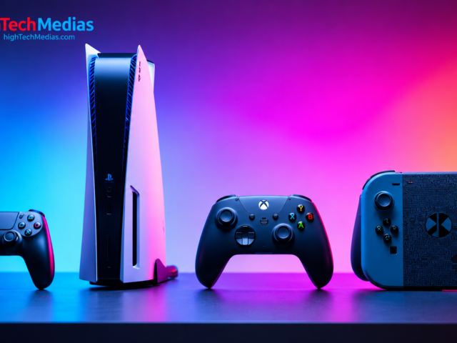 Best gaming consoles in 2026 compared, featuring home gaming consoles and a handheld gaming system