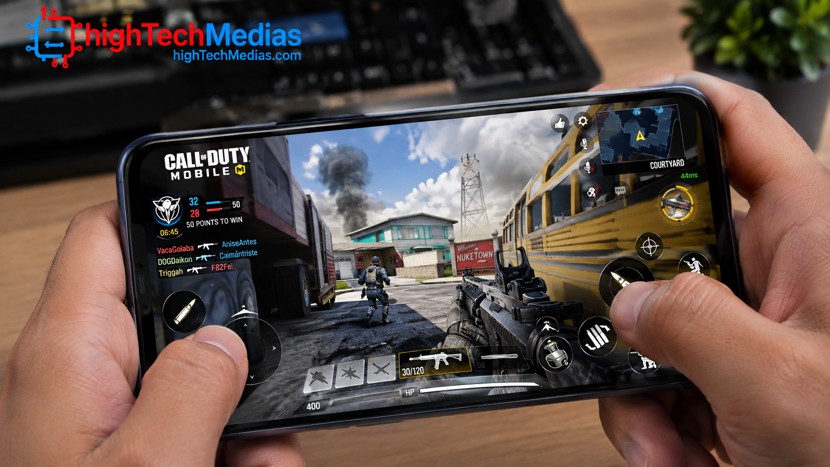 Call of Duty Mobile 2026 multiplayer gameplay on a smartphone