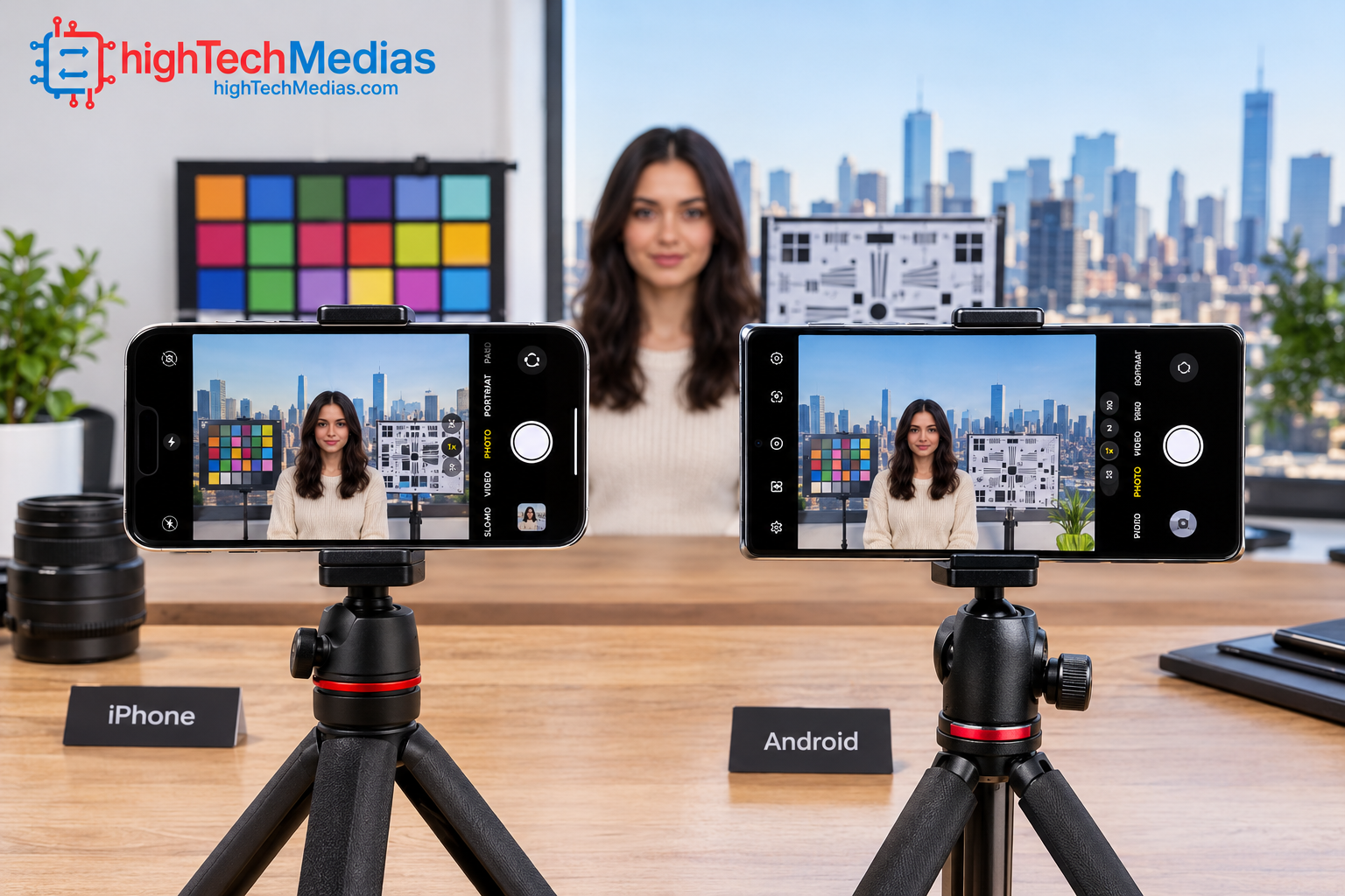smartphone camera comparison between iPhone and Android flagship phones