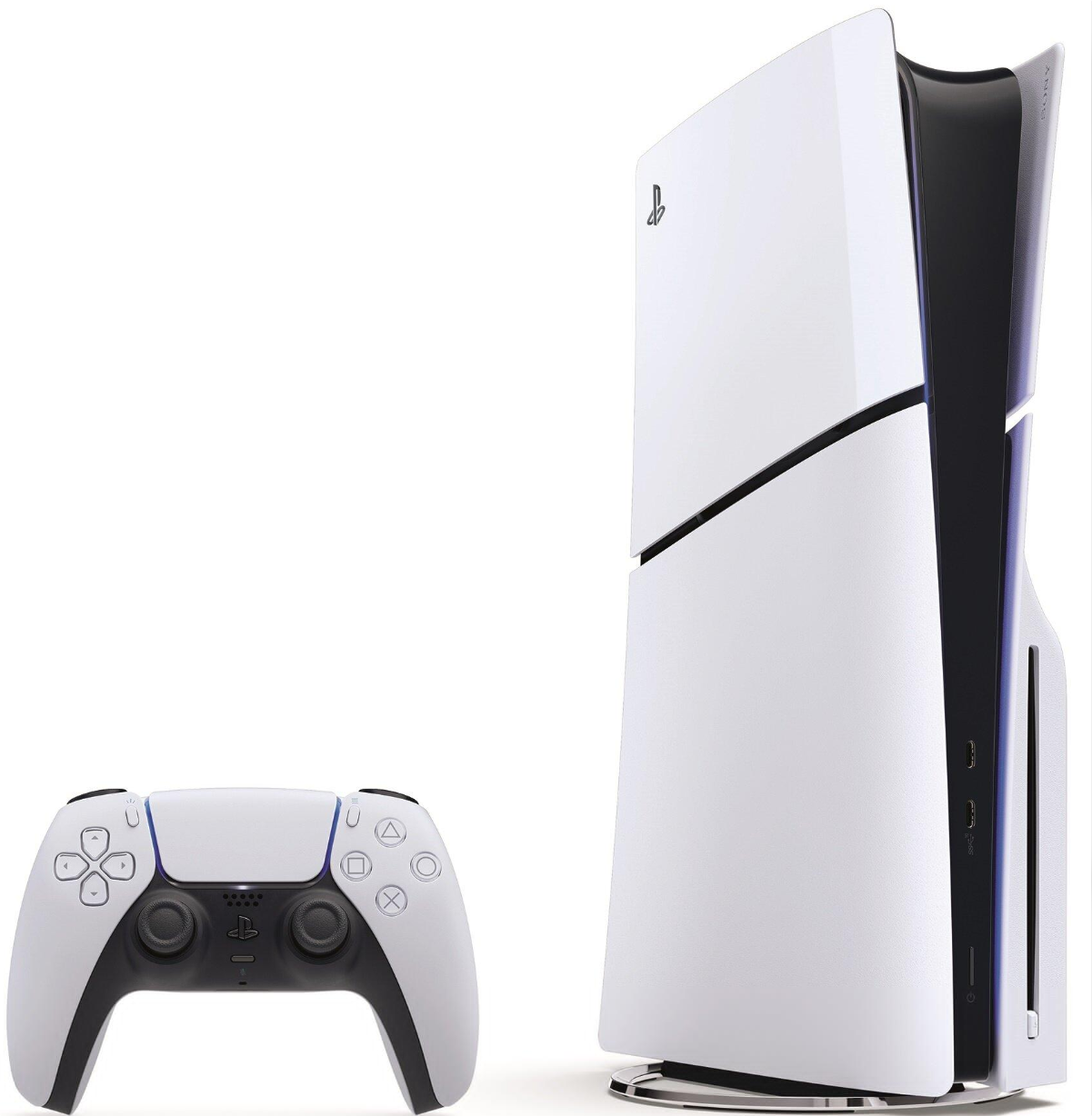 Standard PlayStation 5 console with DualSense controller