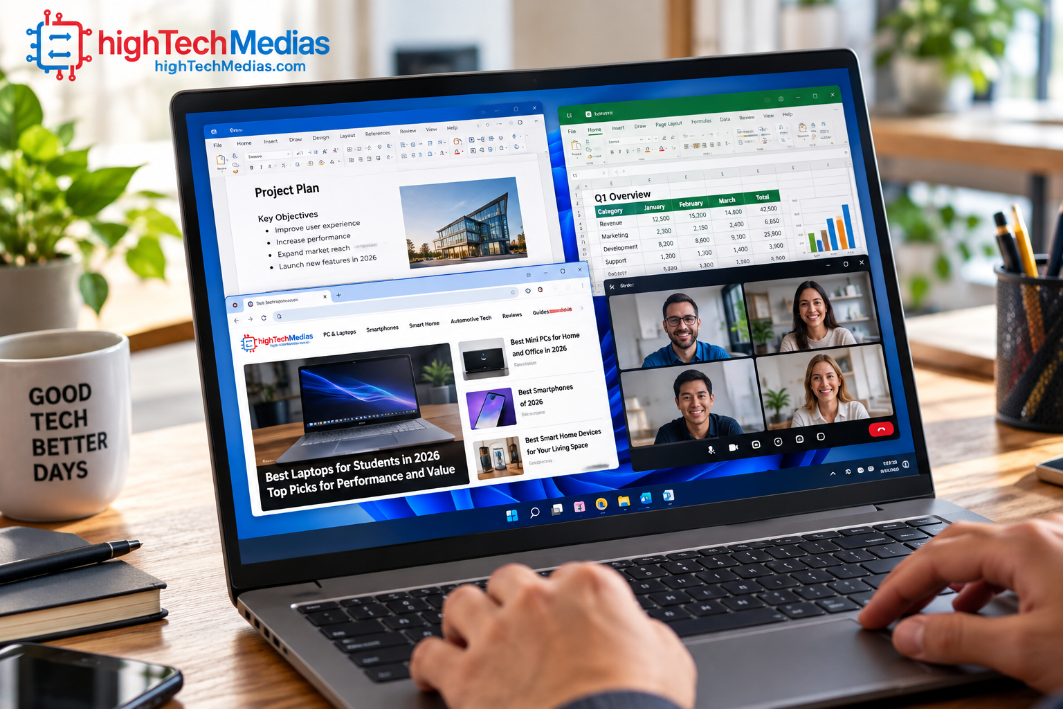 8gb-ram-budget-laptop-multitasking.webp 8GB RAM budget laptop handling multiple applications