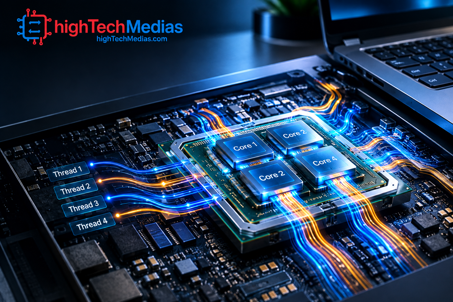 Laptop CPU cores and threads explained for processor performance