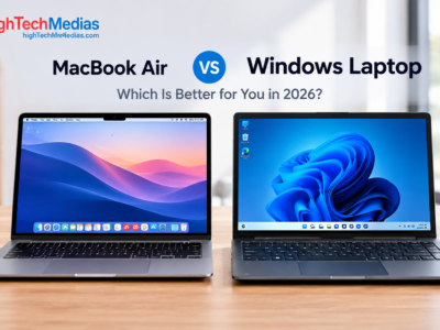 MacBook Air vs Windows laptop in 2026: compare performance, battery life, software, gaming, portability and value to find the right laptop for you.