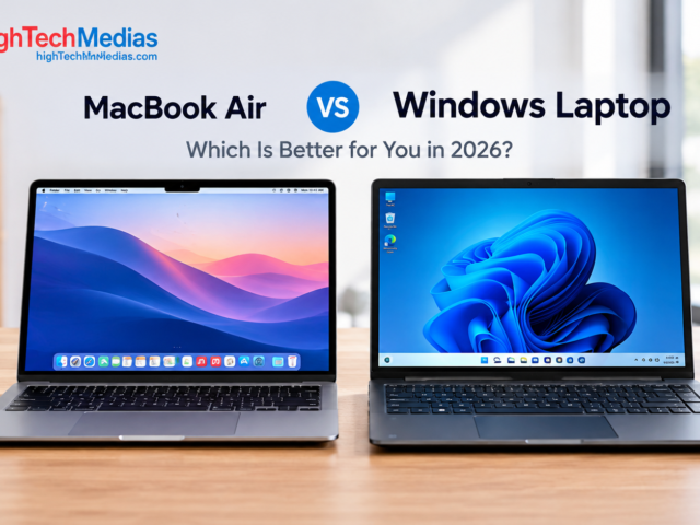 MacBook Air vs Windows laptop in 2026: compare performance, battery life, software, gaming, portability and value to find the right laptop for you.