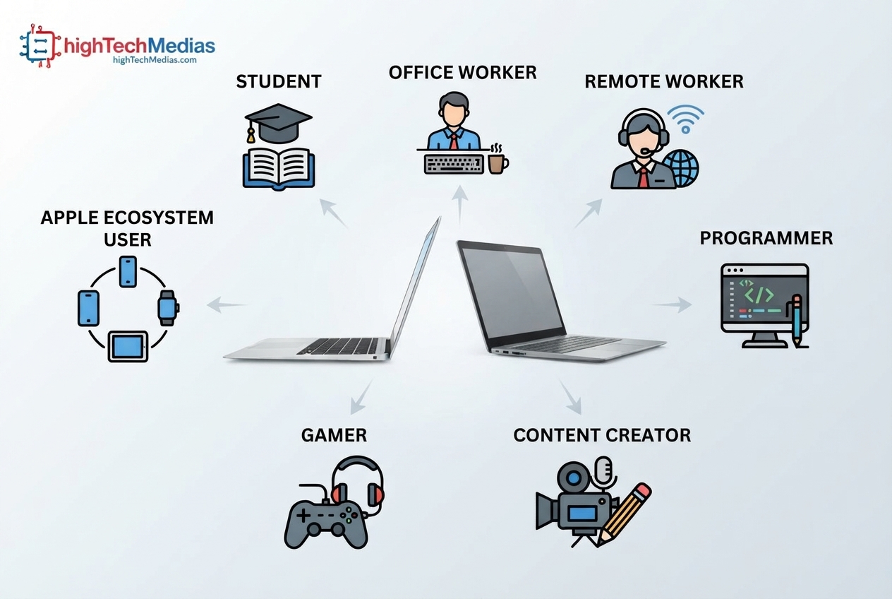 MacBook Air vs Windows laptop buying decision by user type