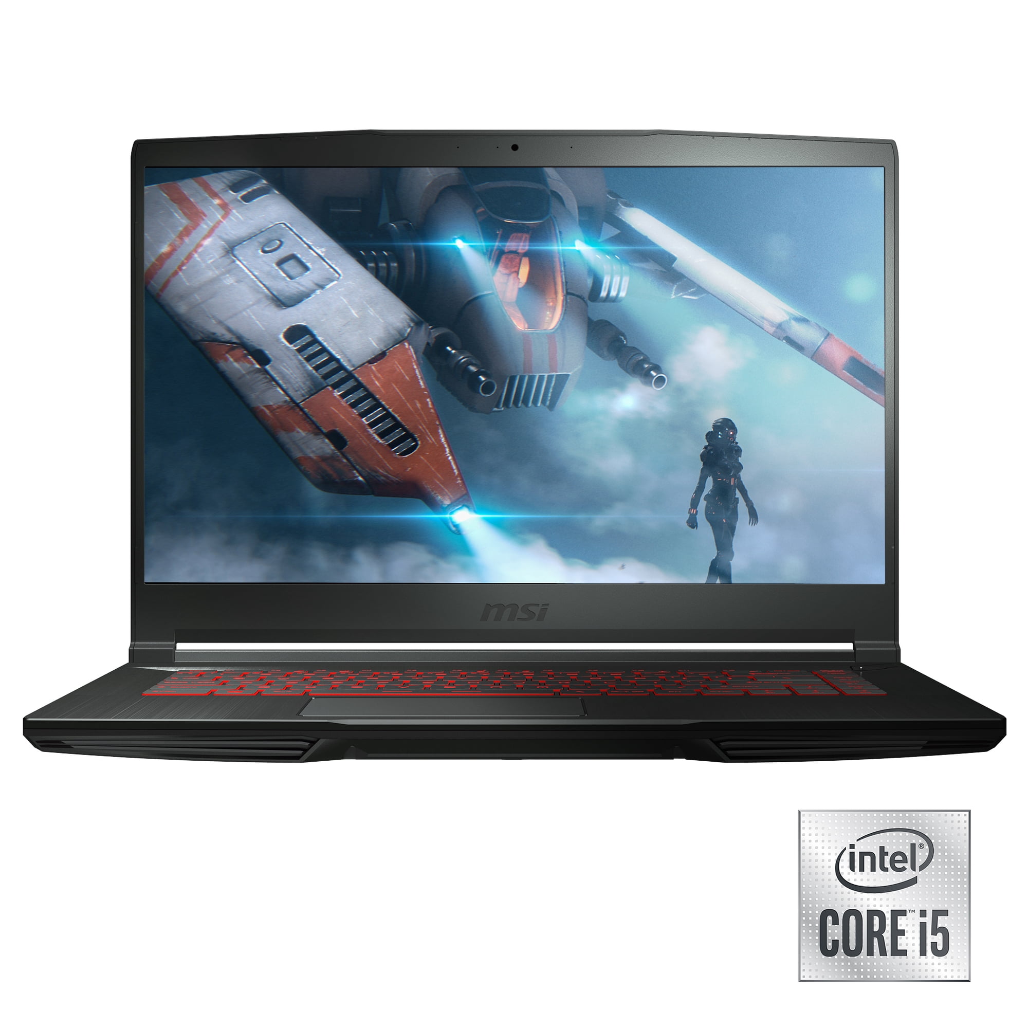 MSI GF63 Thin gaming laptop with RTX 3050, 16GB RAM, 512GB SSD, and 144Hz Full HD display