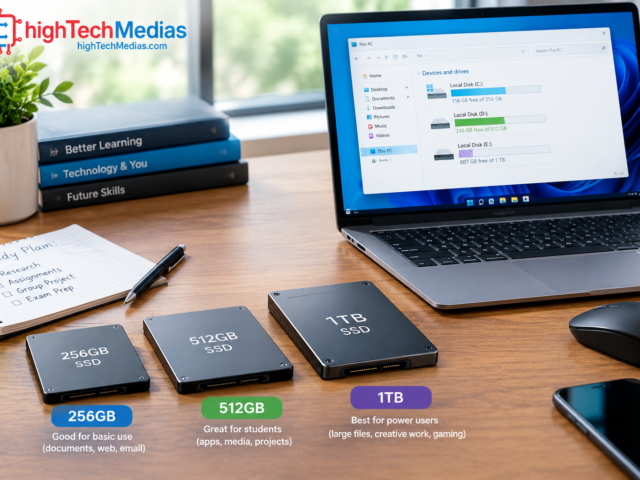 256GB vs 512GB vs 1TB SSD laptop storage comparison