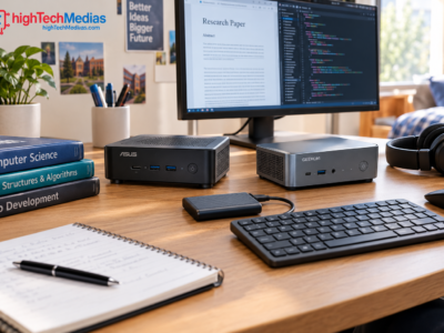 Best mini PCs for students in 2026 on a college study desk