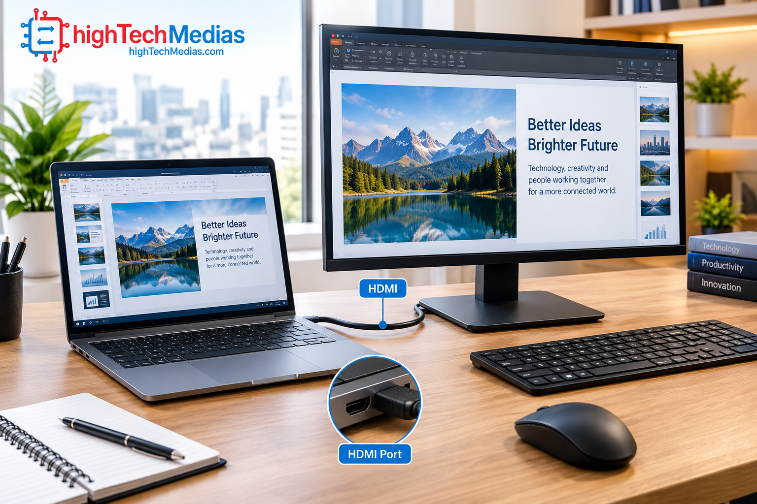 hdmi-laptop-port-external-monitor.webp HDMI laptop port connected to an external monitor for home office use