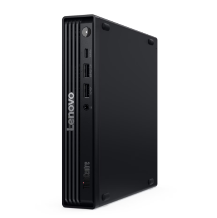 Lenovo ThinkCentre M75q Gen 5 Tiny mini PC with three monitors
