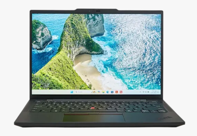 lenovo-thinkpad-t14s-gen-6-business-remote-work Lenovo ThinkPad T14s Gen 6 business laptop in professional home office
