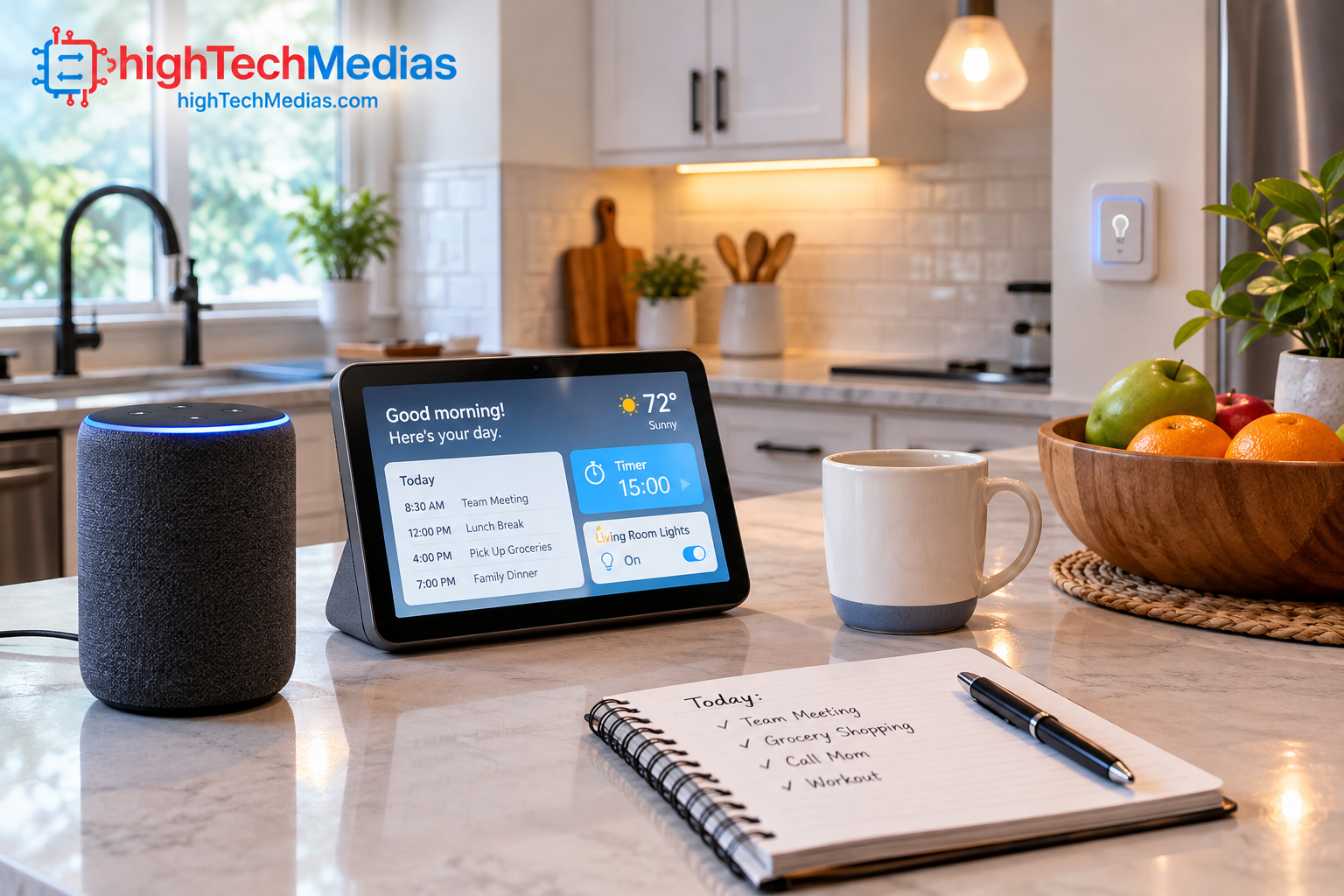 smart-home-daily-routines-lighting-reminders-2026.webp Smart home assistant managing lighting, timers, and daily household routines